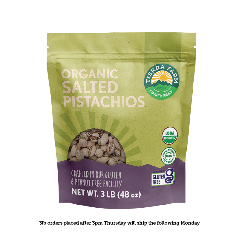 Organic &lt;br&gt; Roasted Salted Pistachios In-Shell