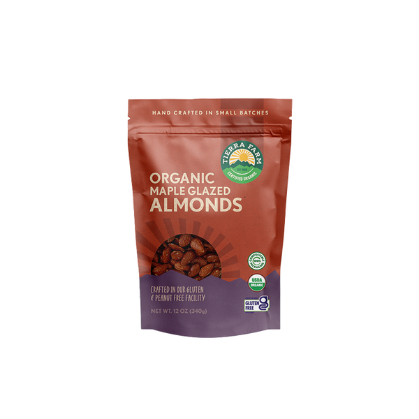 Organic Maple Glazed Almonds | Tierra Farm Certified Organic