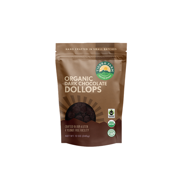 Organic Dark Chocolate Dollops | Tierra Farm Certified Organic
