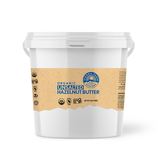 Organic Unsalted Hazelnut Butter - Tierra Farm Organic Unsalted Hazelnut Butter - Tierra Farm
