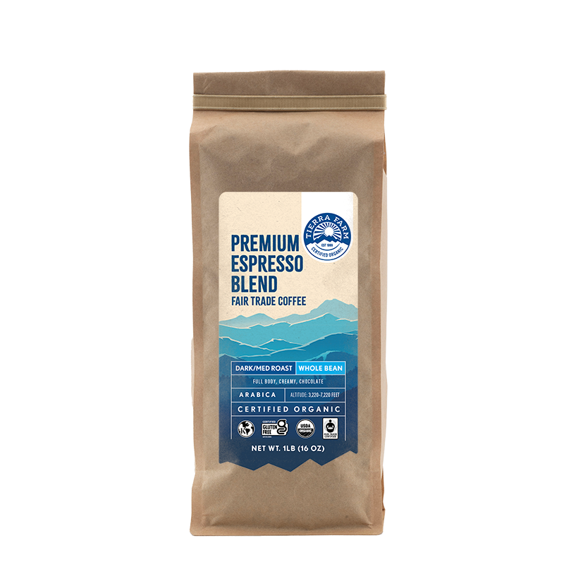 Organic &lt;br&gt; Premium Espresso &lt;br&gt; Blend Coffee