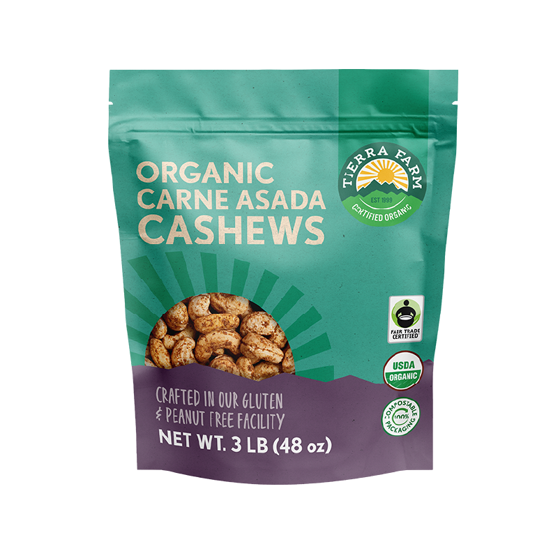 Organic <br> Roasted Carne Asada Cashews
