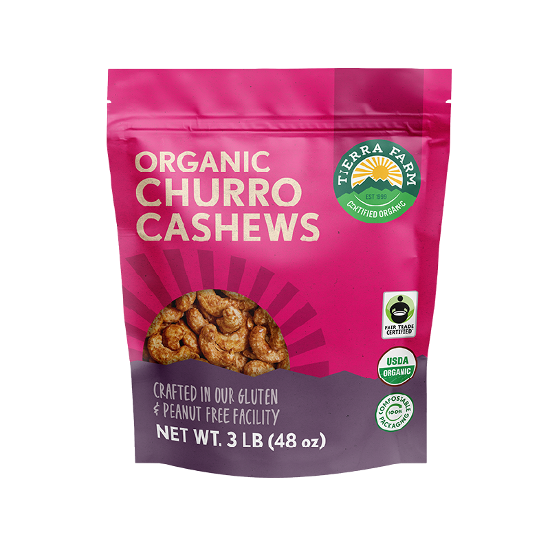 Organic <br> Roasted Churro Cashews