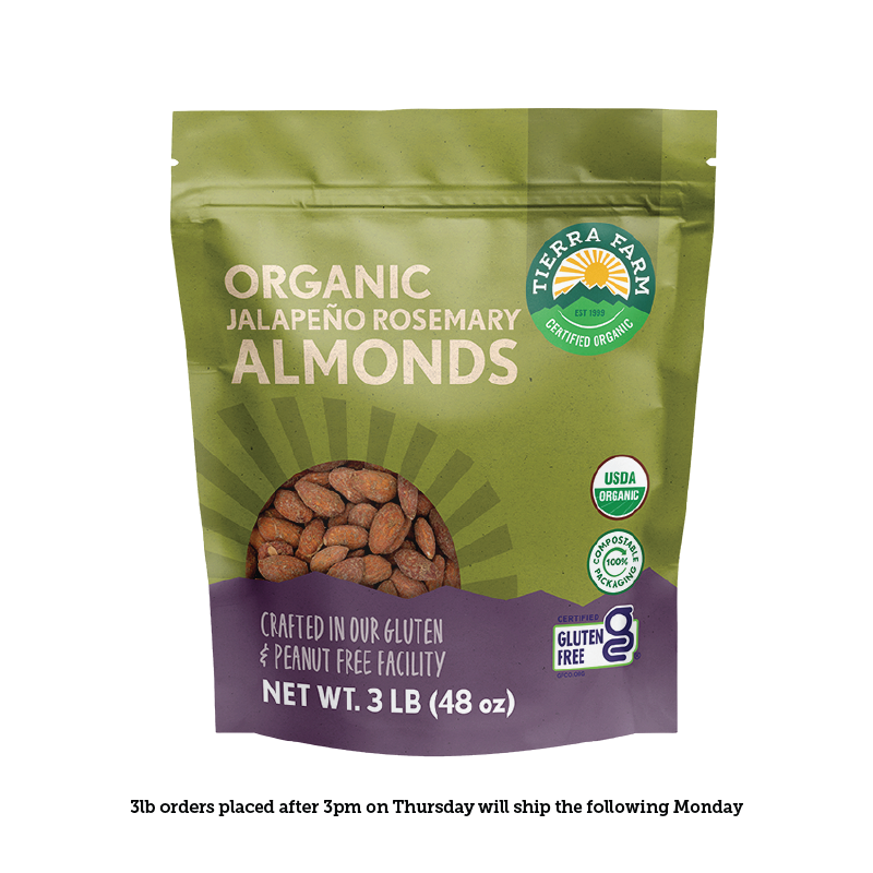 Organic &lt;br&gt; Jalapeño Rosemary Almonds