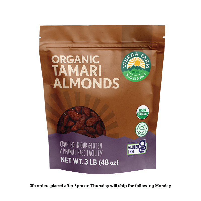 Organic &lt;br&gt; Roasted Tamari Almonds