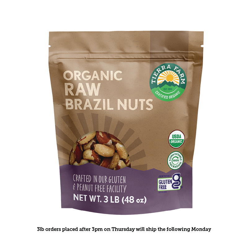 Organic &lt;br&gt; Raw Brazil Nuts