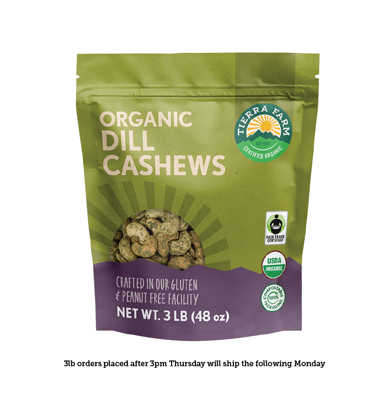 Organic &lt;br&gt; Dill Cashews