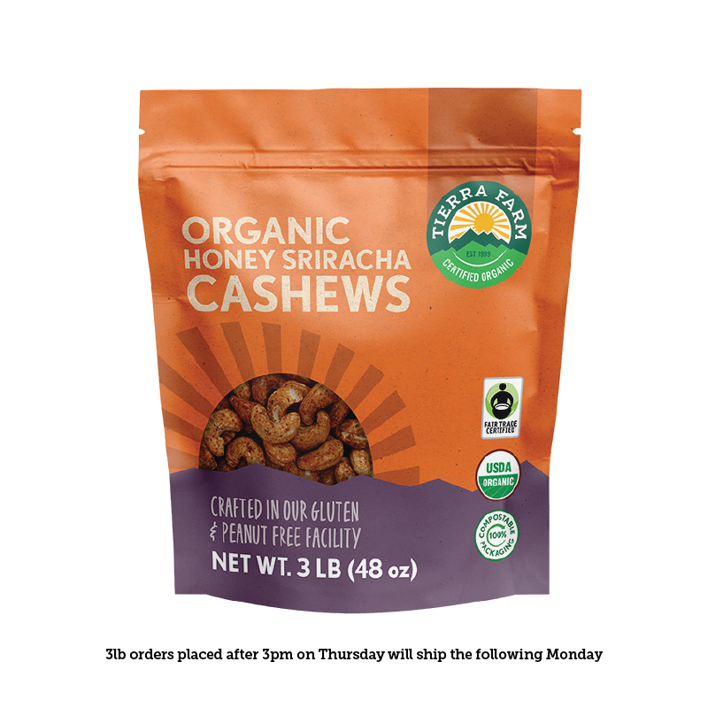 Organic &lt;br&gt; Roasted Honey Sriracha Cashews