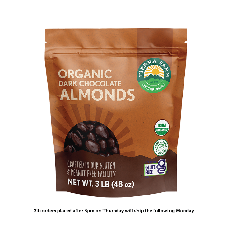 Organic &lt;br&gt; Dark Chocolate Covered Almonds