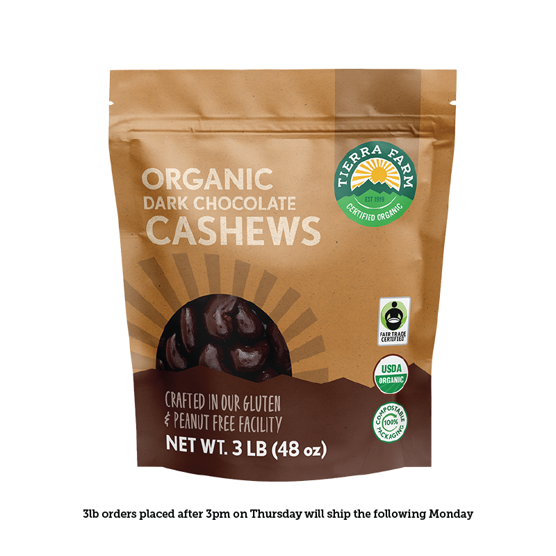 Organic &lt;br&gt; Dark Chocolate Covered Cashews