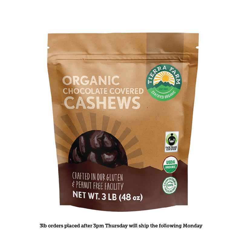 Organic &lt;br&gt; Dark Chocolate Covered Cashews