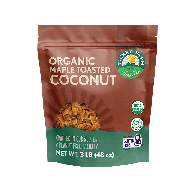 Organic <br> Maple Toasted Coconut