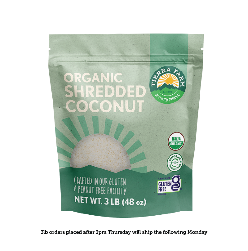 Organic &lt;br&gt; Shredded Coconut