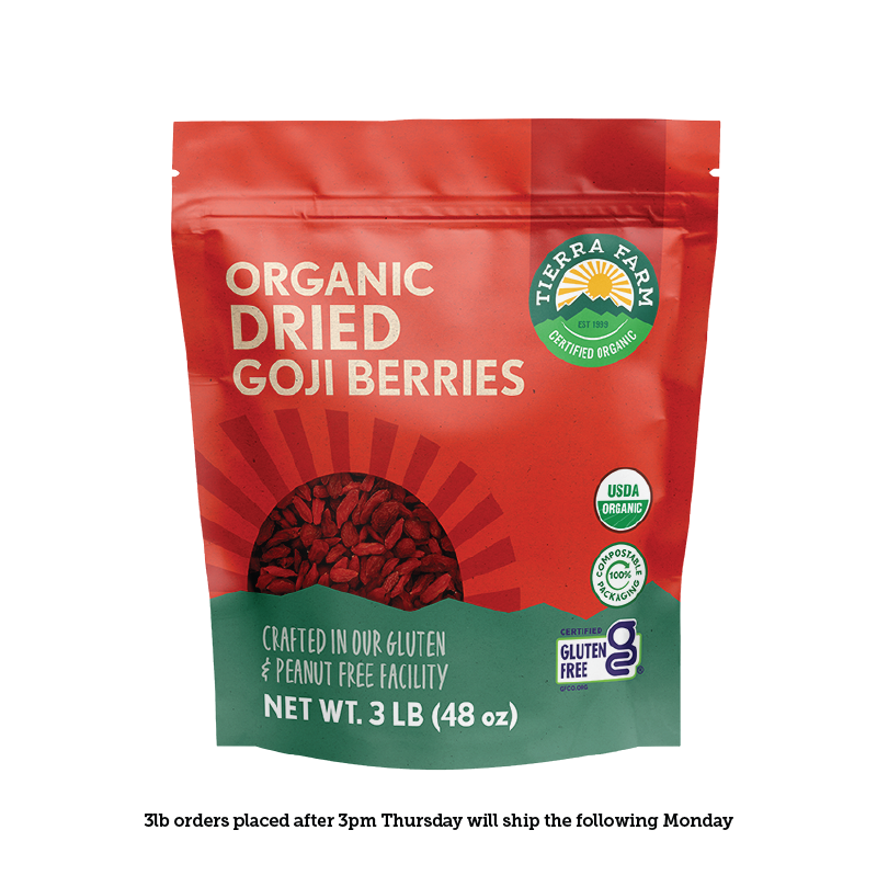 Organic &lt;br&gt; Dried Goji Berries