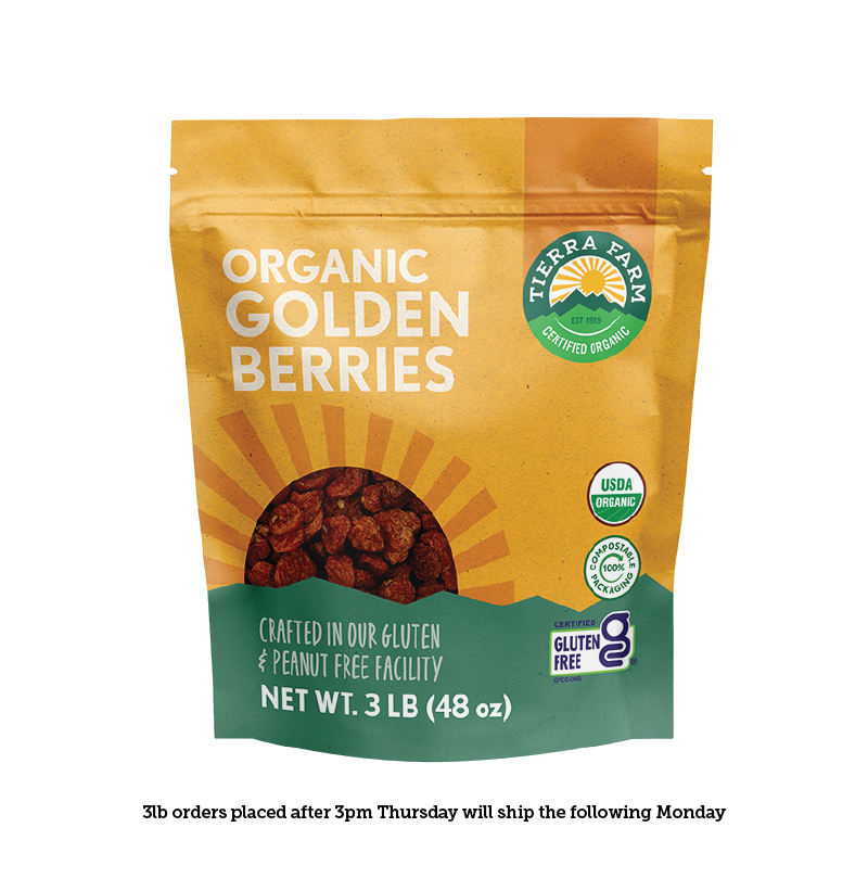 Organic &lt;br&gt; Dried Golden Berries