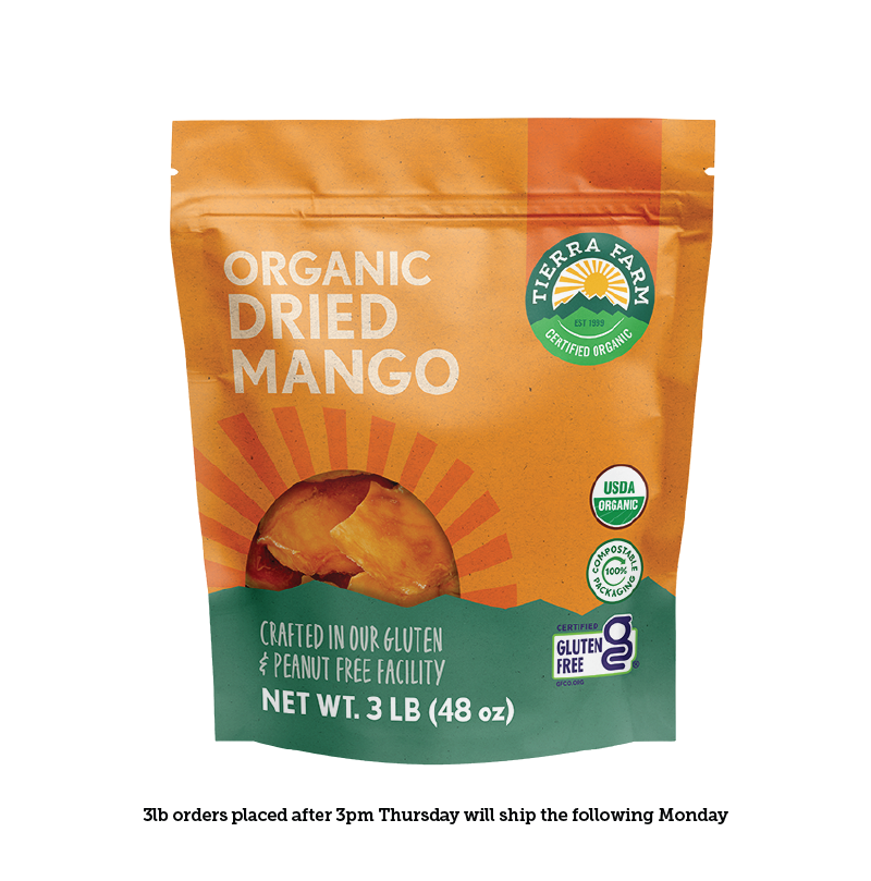 Organic &lt;br&gt; Dried Mango