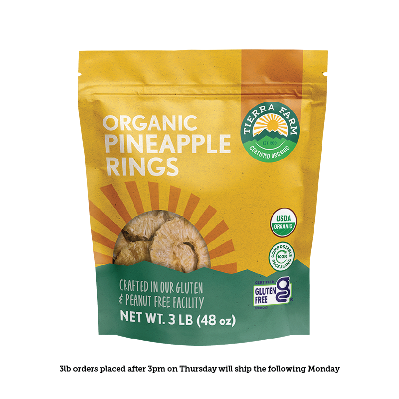 Organic &lt;br&gt; Dried Pineapple Rings