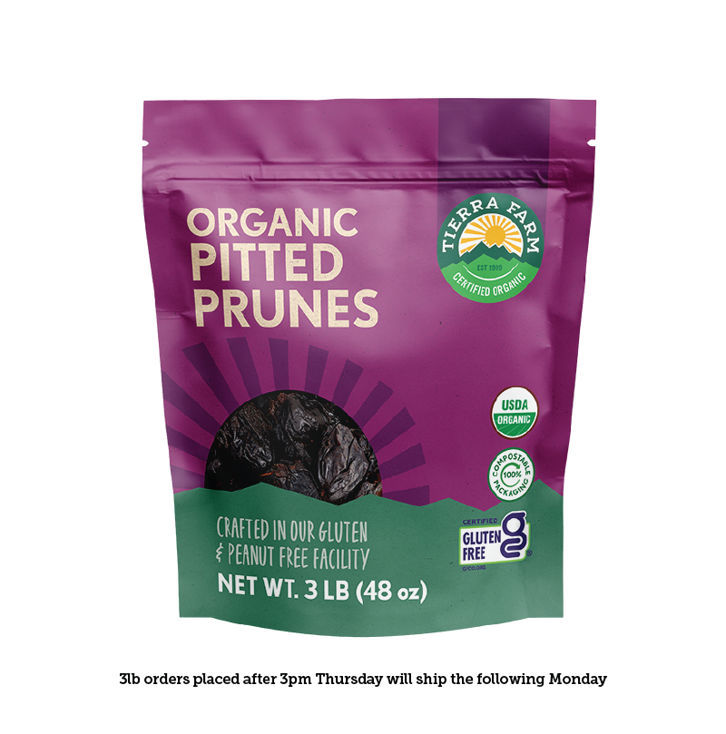 Organic &lt;br&gt; Dried Pitted Prunes