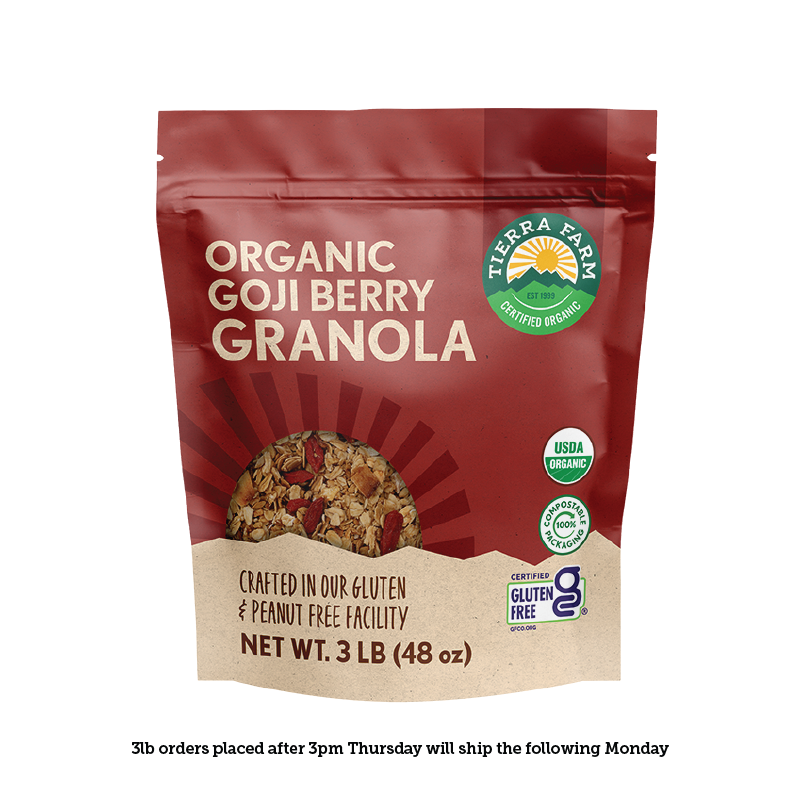 Organic &lt;br&gt; Goji Berry Granola
