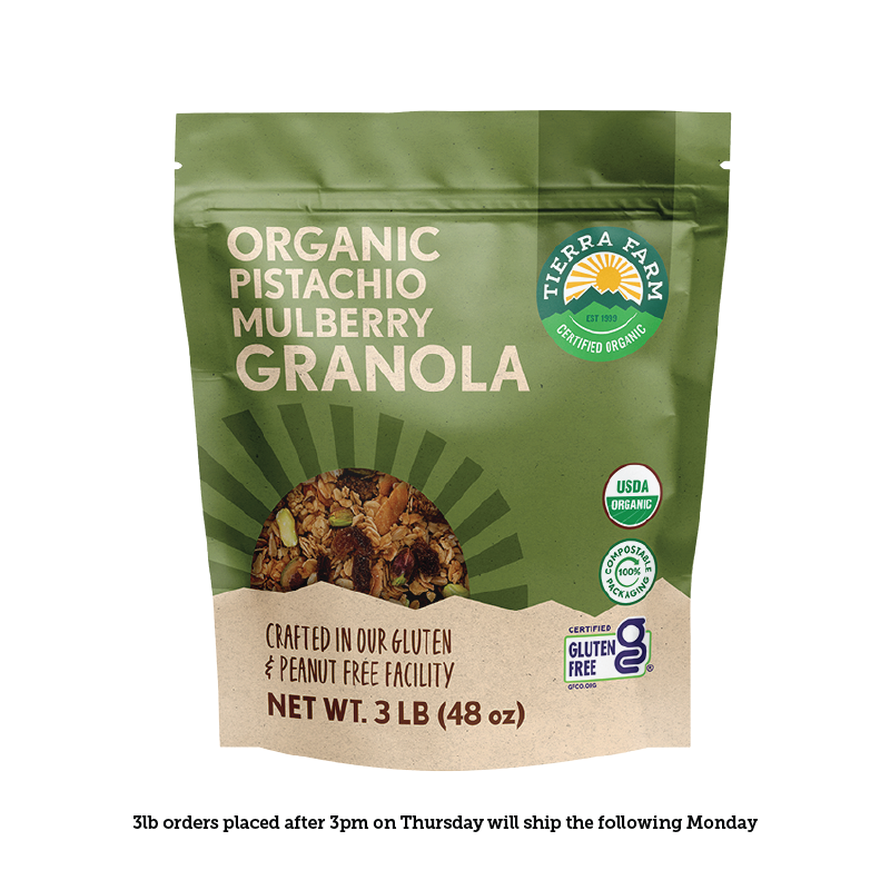 Organic &lt;br&gt; Pistachio Mulberry Granola