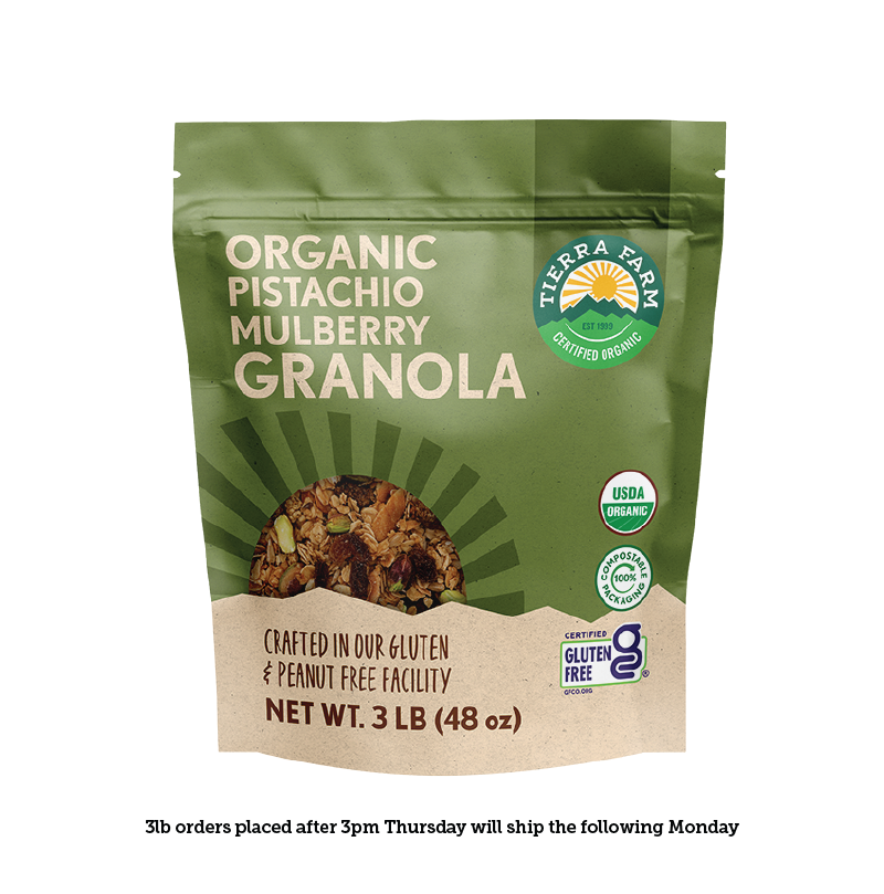 Organic &lt;br&gt; Pistachio Mulberry Granola