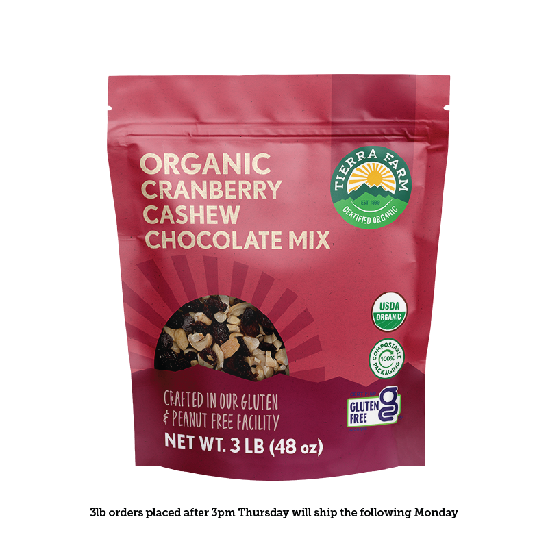 Organic &lt;br&gt; Cranberry Cashew Chocolate Mix