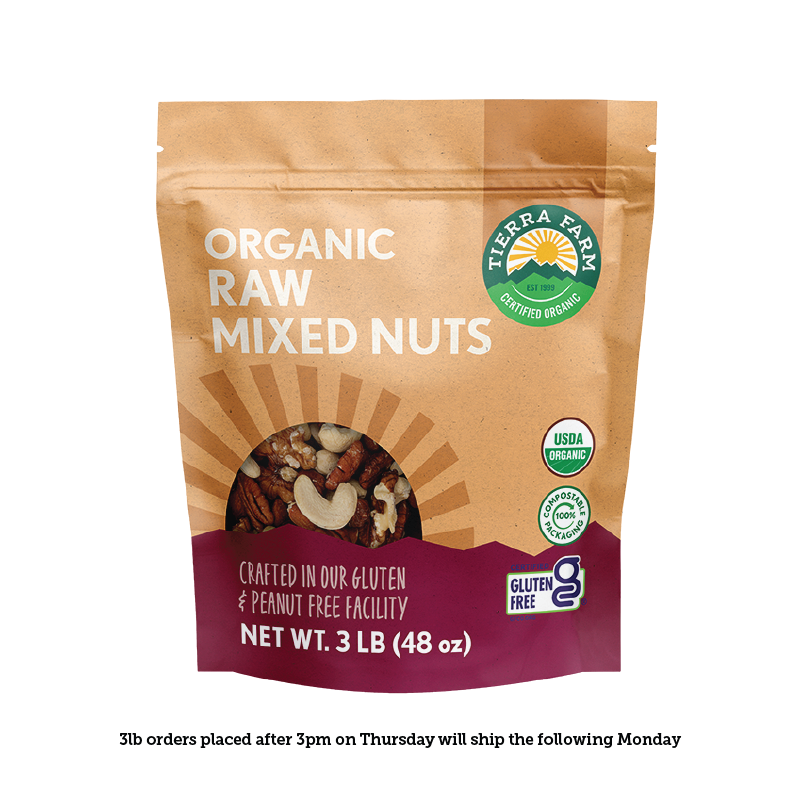 Organic &lt;br&gt; Raw Mixed Nuts