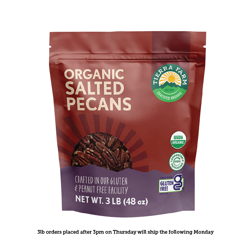 Organic &lt;br&gt; Roasted Salted Pecans