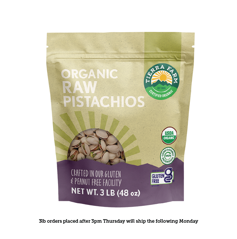 Organic &lt;br&gt; Raw Pistachios In-Shell