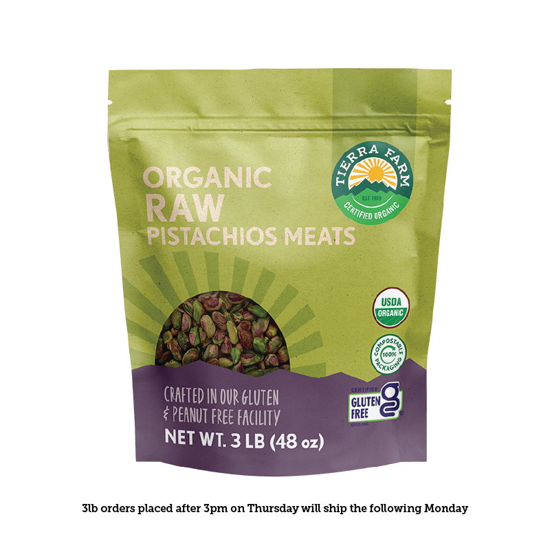 Organic &lt;br&gt; Raw Pistachio Meats