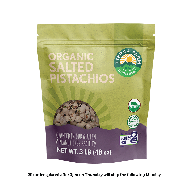Organic &lt;br&gt; Roasted Salted Pistachios In-Shell
