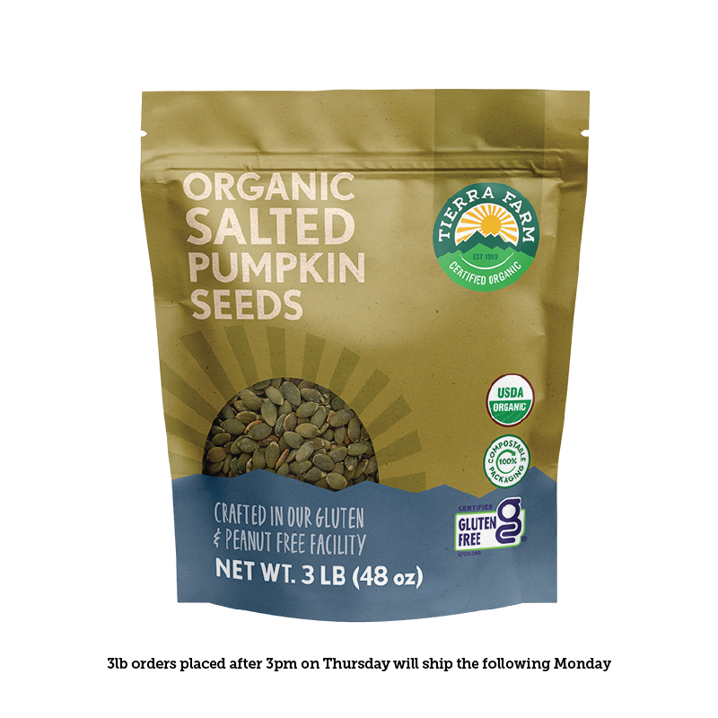 Organic &lt;br&gt; Roasted Salted Pumpkin Seeds