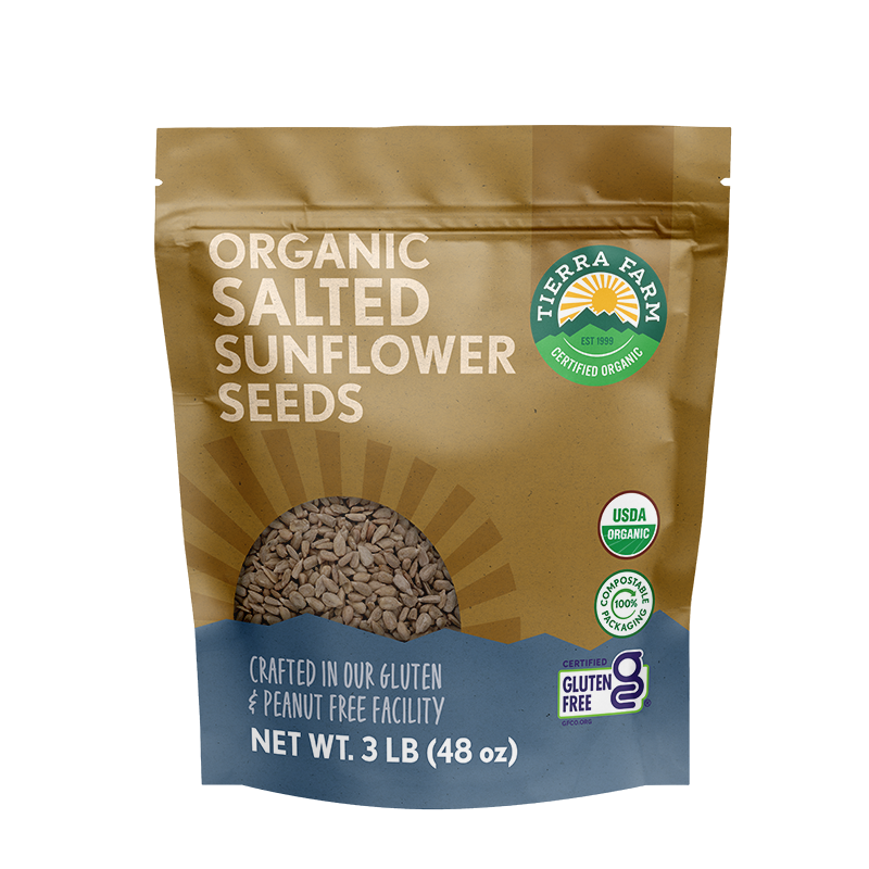 Organic &lt;br&gt; Roasted Salted Sunflower Seeds