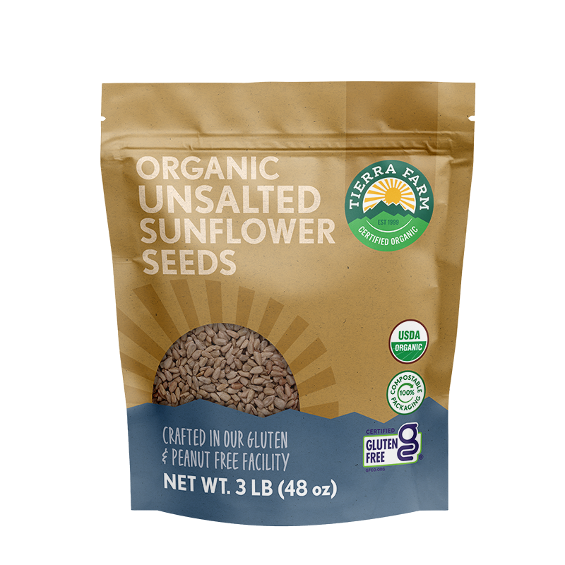 Organic &lt;br&gt; Roasted Unsalted Sunflower Seeds