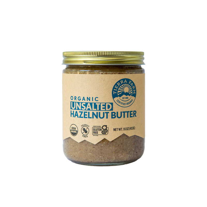 Organic Unsalted Hazelnut Butter - Tierra Farm Organic Unsalted Hazelnut Butter - Tierra Farm