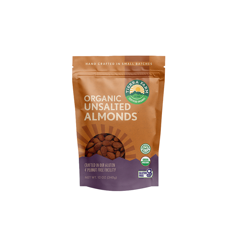 Organic &lt;br&gt; Roasted Unsalted Almonds