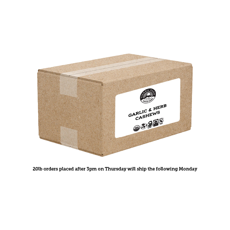 Organic &lt;br&gt; Roasted Garlic &amp; Herb Cashews