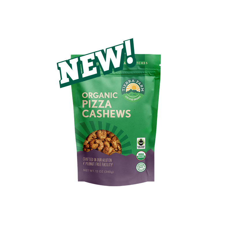 Organic <br> Roasted Pizza Cashews