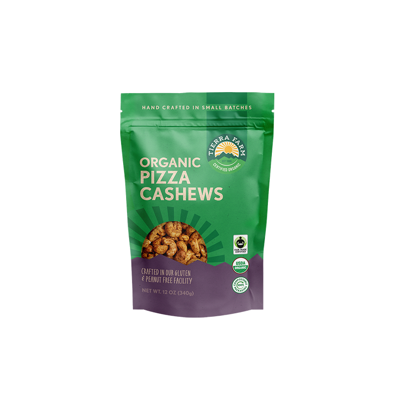 Organic <br> Roasted Pizza Cashews