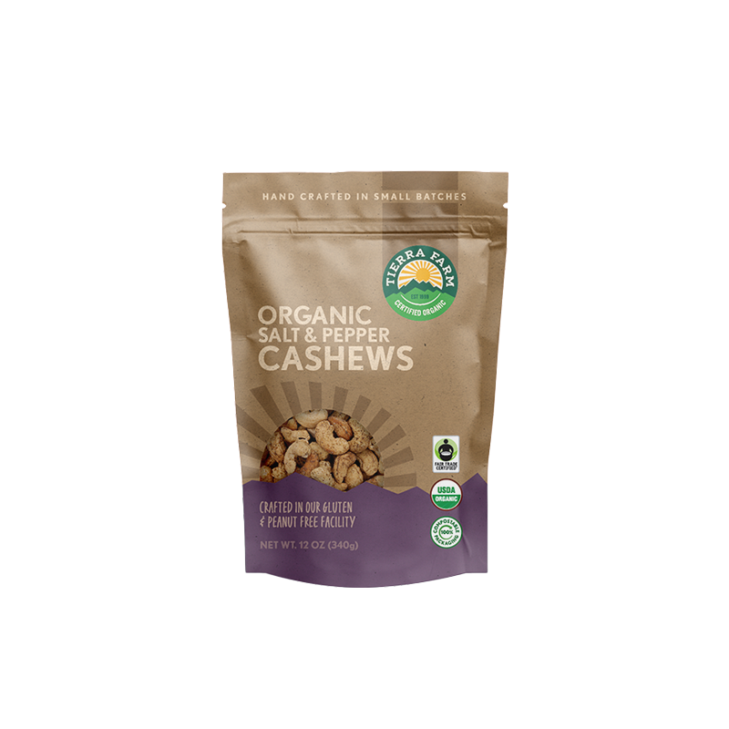 Organic &lt;br&gt; Roasted Salt &amp; Pepper Cashews
