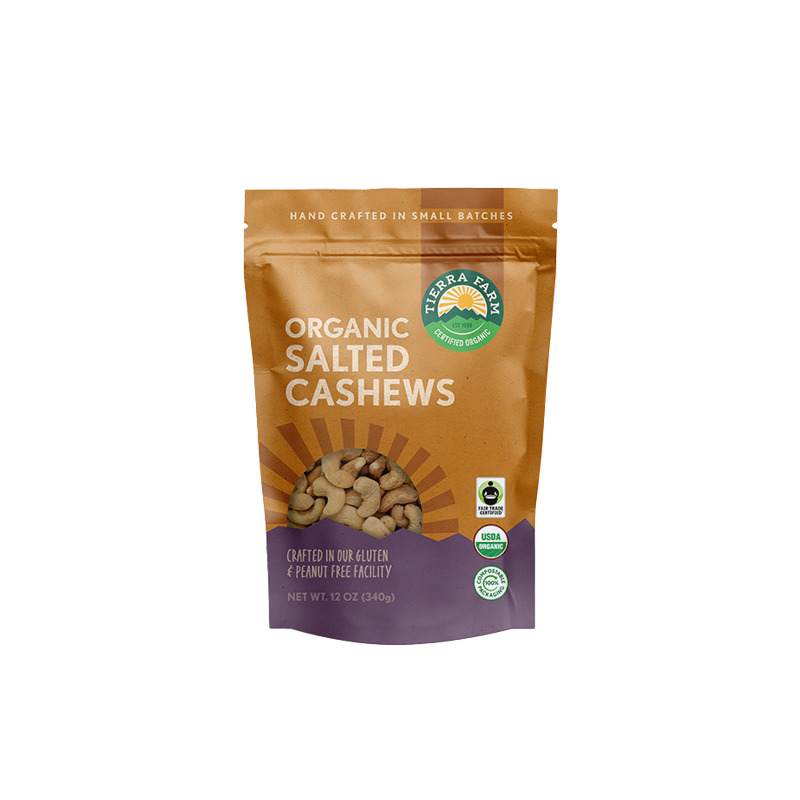 Organic &lt;br&gt; Roasted Salted Cashews
