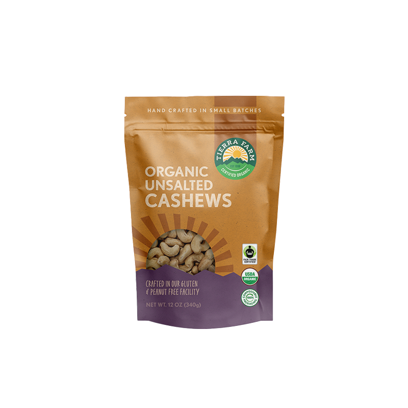 Organic &lt;br&gt; Roasted Unsalted Cashews