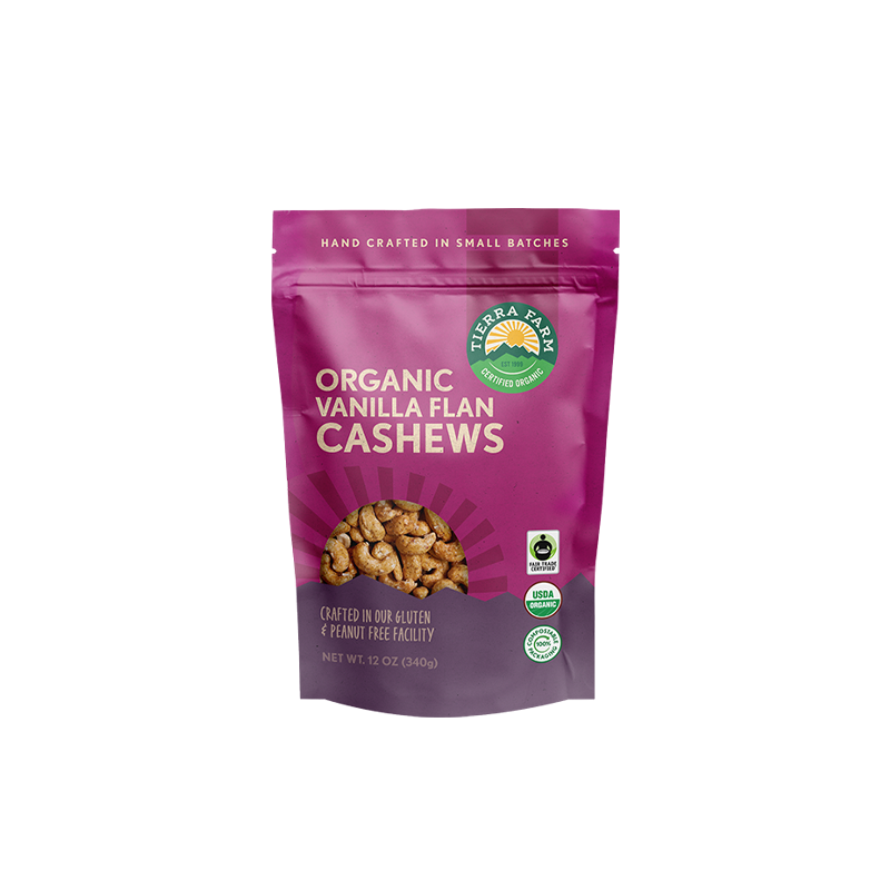 Organic <br> Roasted Vanilla Flan Cashews