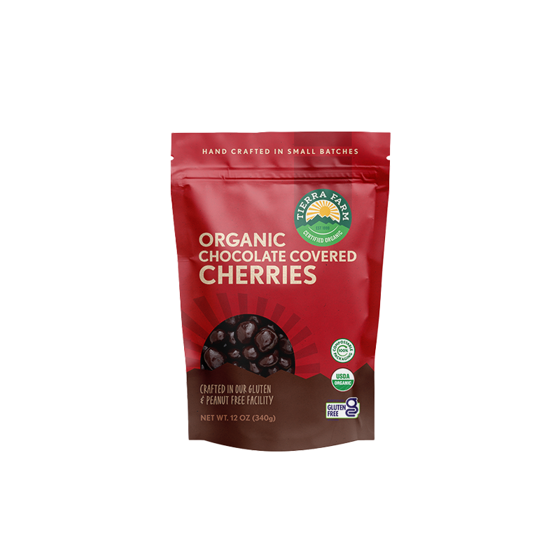 Organic &lt;br&gt; Dark Chocolate Covered Cherries
