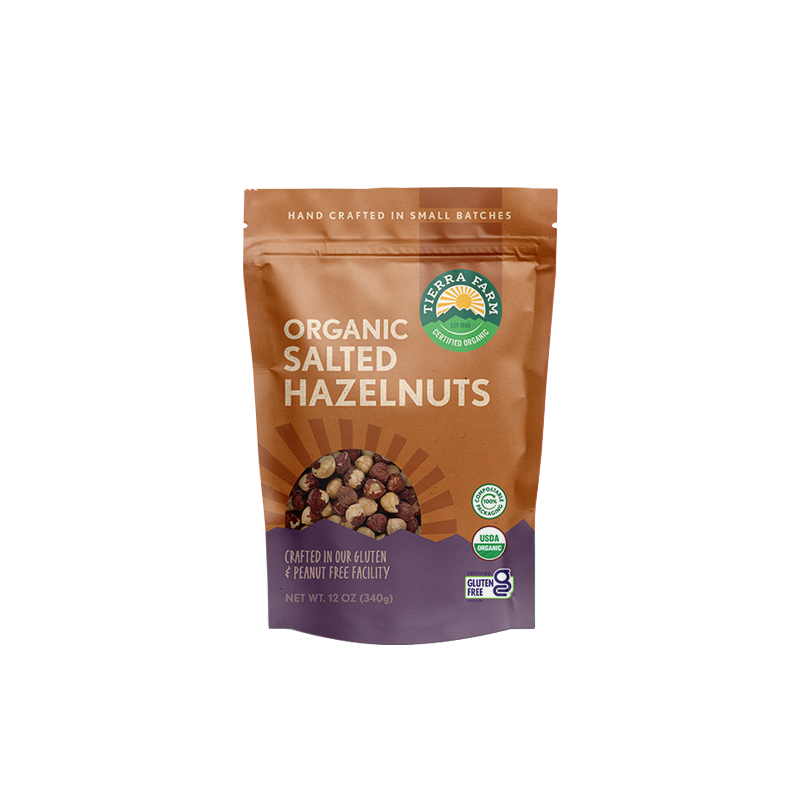 Organic &lt;br&gt; Roasted Salted Hazelnuts