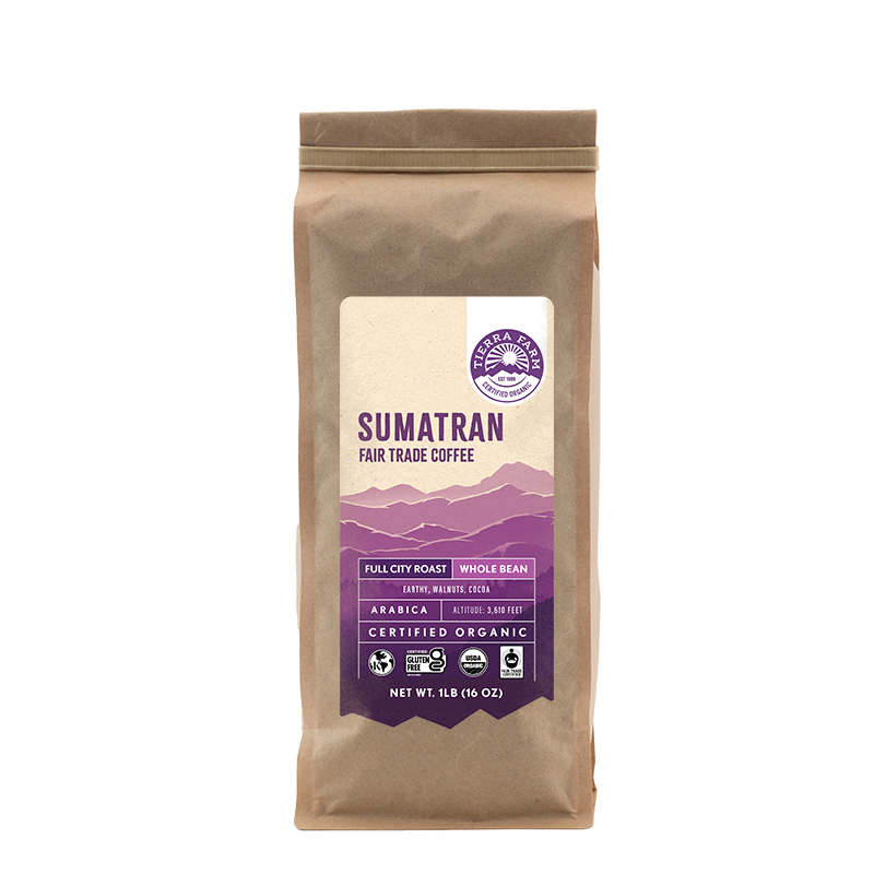 Organic &lt;br&gt; Sumatran &lt;br&gt; Coffee