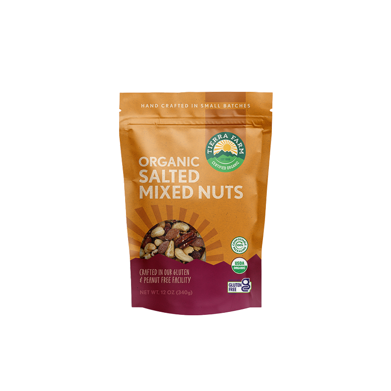 Organic &lt;br&gt; Salted Mixed Nuts