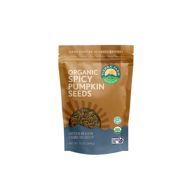 Organic &lt;br&gt; Roasted Spicy Pumpkin Seeds