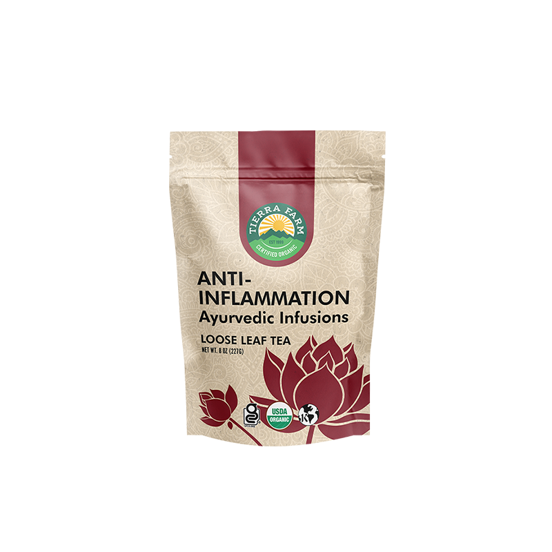 Organic <br> Anti-Inflammation Tea <br> Ayurvedic Infusion