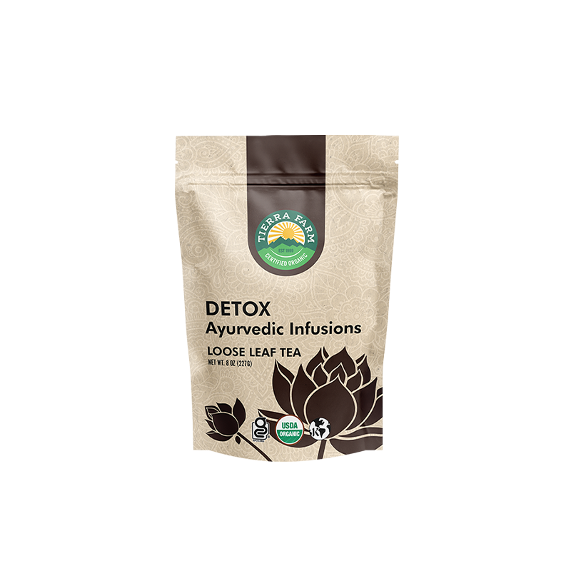 Organic <br> Detox Tea <br> Ayurvedic Infusion
